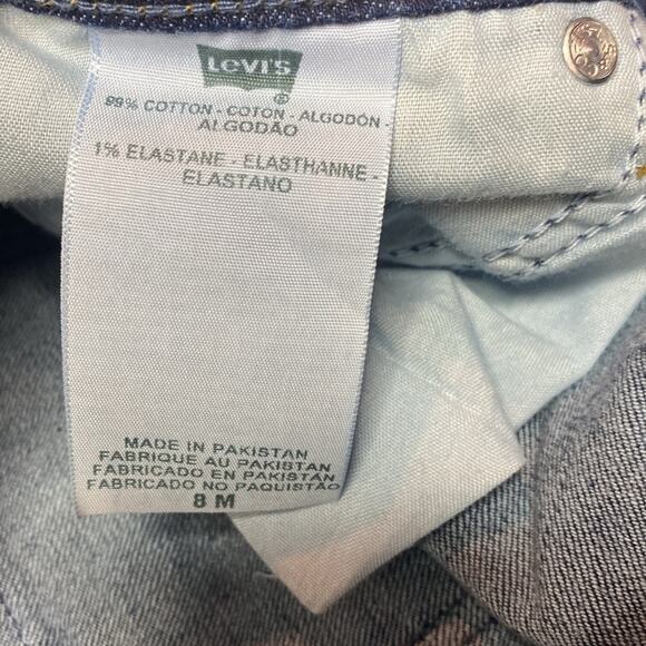 Levi's 515 boot cut blue jeans size 8 - Picture 3 of 12